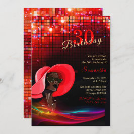 アフリカ系アメリカ人誕生日 招待状