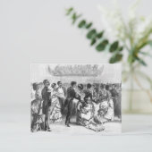 アフリカ系アメリカ人軍隊ボール ポストカード (スタンド正面)