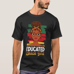 アフリカ系アメリカ人青年教育アフリカ人B教育 Tシャツ