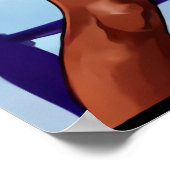 アフリカ系アメリカ人青年 | AI Art ポスター (角)