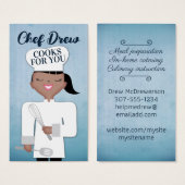 アフリカ系アメリカ人黒人女性料理料理料理 (正面&裏面)