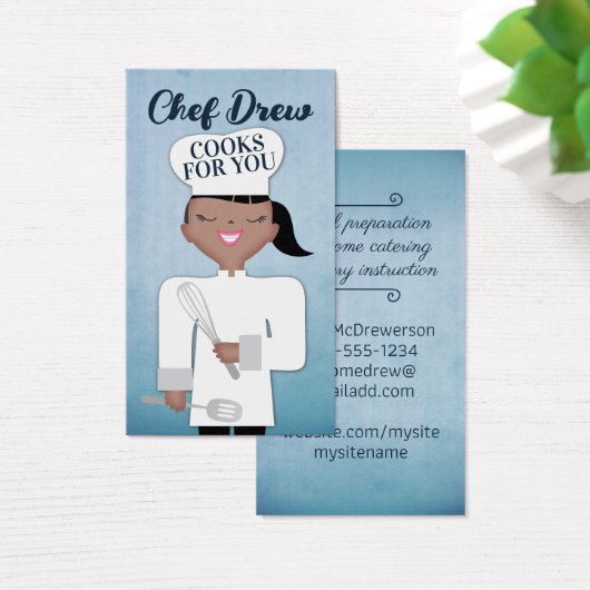 アフリカ系アメリカ人黒人女性料理料理料理 (デスク)