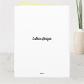 アフリカ系アメリカ人黒人男性の大学院カード カード (裏面)