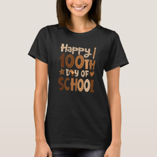 アフリカ系アメリカ人100th Day Of School Black先生 Tシャツ