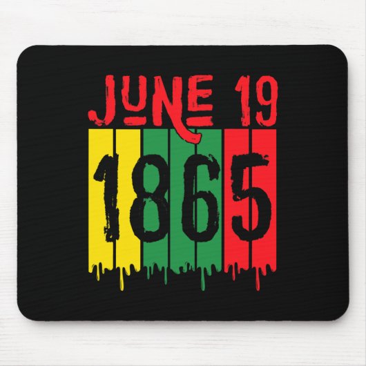 アフリカ系アメリカ人1865年6月19日 マウスパッド (正面)