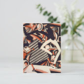 アフリカ系アメリカ人1920年代 – 二色スケッチ ポストカード (スタンド正面)