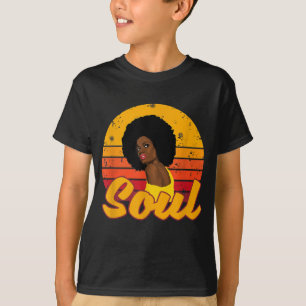 アフリカ系アメリカ人70年代80年代ファンクアフロディスコソウルミラ Tシャツ