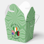 アフリカ系アメリカ人 アイルランド人 アメリカ国旗 シャムロック 個人用 フェイバーボックス (オープン)