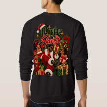 アフリカ系アメリカ人 クリスマスセーター ダーティサンタ メンズ