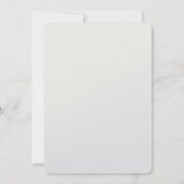 アフリカ系アメリカ人 バレエ 赤ちゃん歓迎会 招待状 (裏面)