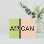 アフリカ系アメリカ人 ポストカード (スタンド正面)