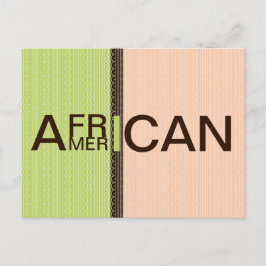 アフリカ系アメリカ人 ポストカード