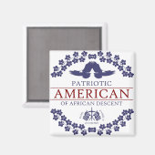 アフリカ系アメリカ人 マグネット (正面/裏面)