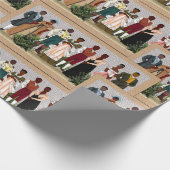 アフリカ系アメリカ人 ラッピングペーパー (角)