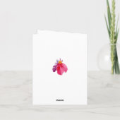 アフリカ系アメリカ人 卒業 折りたためる感謝カード サンキューカード (裏面)