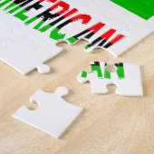 アフリカ系アメリカ人 & 言葉 ジグソーパズル (側面)