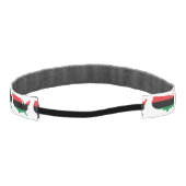 アフリカ系アメリカ人_赤・黒・緑 アスレチックヘッドバンド (裏面)