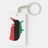 アフリカ系アメリカ人_赤・黒・緑 キーホルダー (裏面)