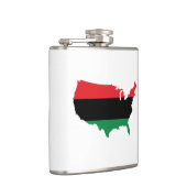 アフリカ系アメリカ人_赤・黒・緑 フラスク (右)