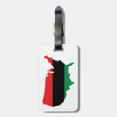 アフリカ系アメリカ人_赤・黒・緑 ラゲッジタグ (裏面縦)
