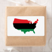 アフリカ系アメリカ人_赤・黒・緑 ラベル (インサイチュ)