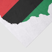 アフリカ系アメリカ人_赤・黒・緑 薄葉紙 (詳細)