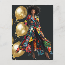 アフリカ系アメリカ人 黒人 クイーン メラニン シスタ ショップ ポストカード