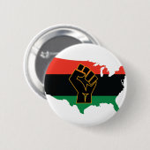 アフリカ系アメリカ人  缶バッジ (正面&裏面)