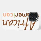 アフリカ系アメリカ人 iPhoneケース (裏面横)