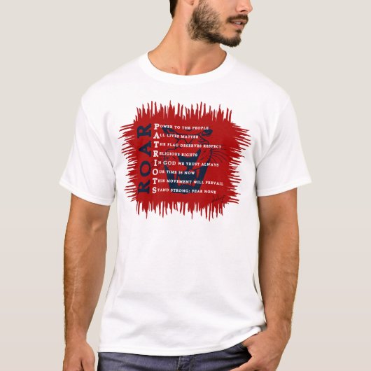 アフリカ系アメリカ人 Tシャツ (正面)