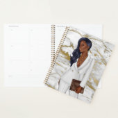 アフリカ系アメリカ人CEOボス女性 プランナー手帳 (ディスプレー)