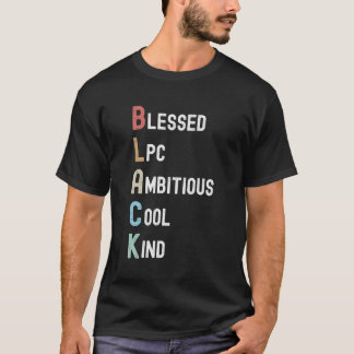 アフリカ系アメリカ人Lpcセラピストブラック頭字語 Tシャツ
