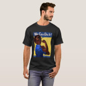 アフリカ系アメリカ人Rosie the Riveter Black History 8 Tシャツ (正面フル)
