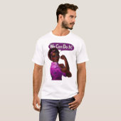 アフリカ系アメリカ人Rosie the Riveter Black History Tシャツ (正面フル)