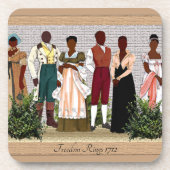 アフリカ系アメリカ伝統 コースター (正面)