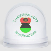 アフリカ系アメリカ国旗のクリスマスエンジェル (正面)