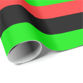 アフリカ系アメリカ国旗 ラッピングペーパー (ロールコーナー)