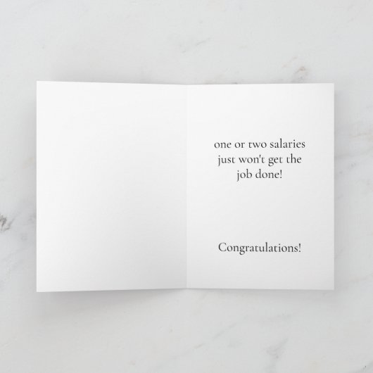 アフリカ系アメリカ新生児 カード (内部)