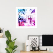 アフリカ系アメリカ結婚人 ポスター (ホームオフィス)