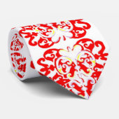 アフリカ系アメリカ赤と白人 ネクタイ (ロール)