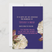 アフリカ系アメリ王室のカ人の結婚カップル セーブザデート (裏面)