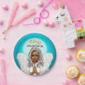 アフリカ系ア祈メリカ人の天使 ペーパープレート (パーティー)