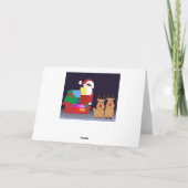 アフリカ系サンタクロース シーズンカード (裏面)