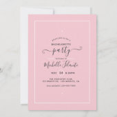 アフリカ系バチェロレッテ 招待状 (裏面)