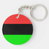 アフリカ系米国国旗 キーホルダー (裏面)