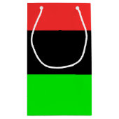 アフリカ系米国国旗 スモールペーパーバッグ (裏面)