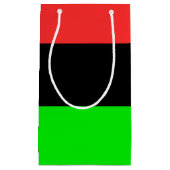 アフリカ系米国国旗 スモールペーパーバッグ (正面)