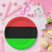 アフリカ系米国国旗 ペーパープレート (パーティー)