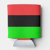 アフリカ系米国国旗 缶クーラー (裏面)