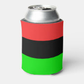 アフリカ系米国国旗 缶クーラー (缶裏面)